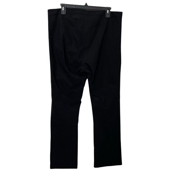 MM LaFleur Foster Dress Pants Black Women’s Size 16 Stretch Zip Career Trousers - Picture 3 of 11